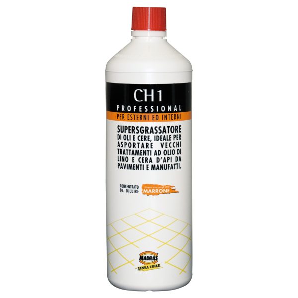 CH1 Professional Super sgrassatore sverniciante per recuperare i pavimenti trattati ad olio e cere